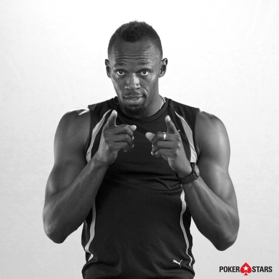 Usain Bolt, nouvel ambassadeur de PokerStars