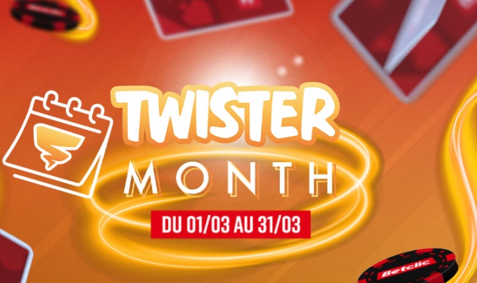 Participez au Twister Month pour remporter de nombreux gains sur Betclic !