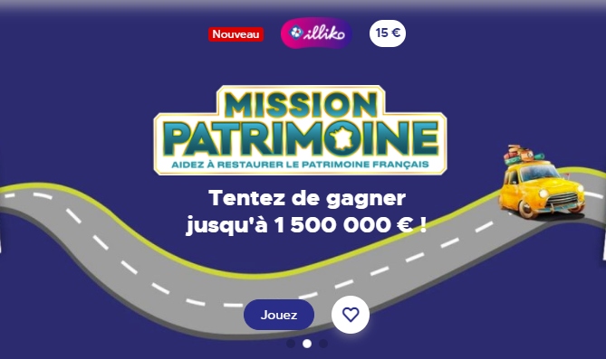 Remportez jusqu'à 1,5 million d'euros avec la "Mission Patrimoine" de la FDJ !