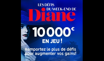 Genybet : 10 000 € à se partager avec "Les défis du week-end de Diane"