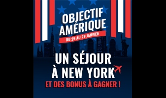 Objectif Amérique sur GenyBet: gagnez un séjour pour 2 à New-York !
