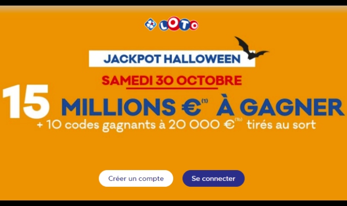 FDJ: Tentez de remporter 15 millions d'euros avec le Jackpot LOTO d’Halloween