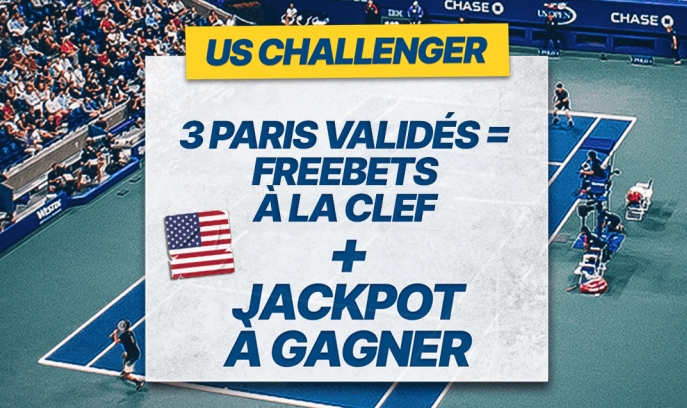 Partouche Sport : Obtenez 10 € en pariant sur l'US Open !