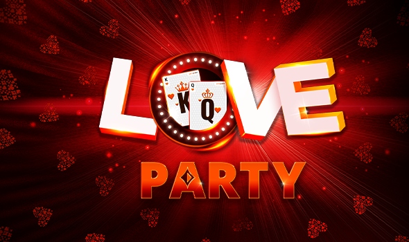 Gagnez de nombreux gains avec la Love Party de Party Poker !
