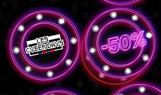 Avec les "Cyber Days", profitez de buy-ins à -50% sur dix tournois de PMU Poker !