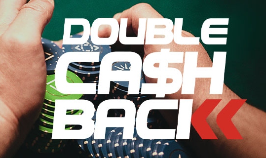 Doublez votre bonus de fidélité en participant au Double Cash Back de PMU Poker