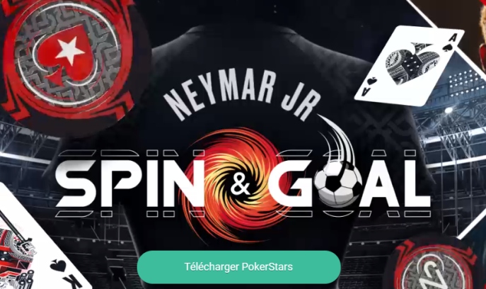 Un joueur de PokerStars remporte un jackpot de 1 million € sur un Neymar Jr Spin & Goal
