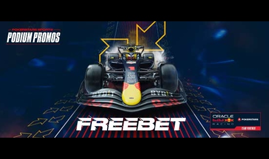 PokerStars Sports: 10€ de freebet en pariant sur le champion de F1 Max Verstappen !