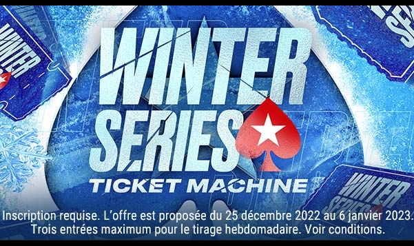 Le Distributeur de Tickets Winter Series fait son comeback sur PokerStars !