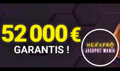 52 000 € de gains à se partager avec l'opération "Hexapro Jackpot Mania" d'Unibet !
