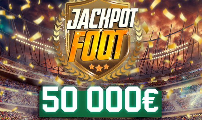50 000 € de freebet au jackpot Foot sur Unibet !