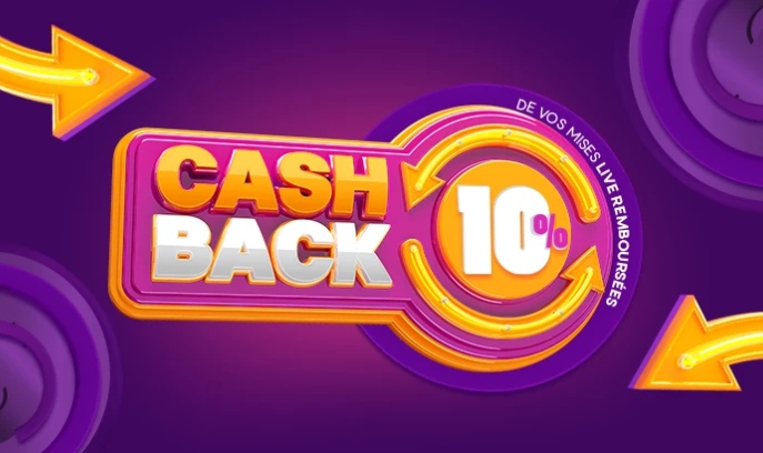 Obtenez 10% de cash back chaque semaine avec Vbet !