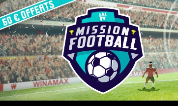 Obtenez jusqu'à 50 € de freebets avec la Mission Football de Winamax