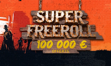 100 000 euros à remporter grâce au "Super Freeroll" de Winamax !