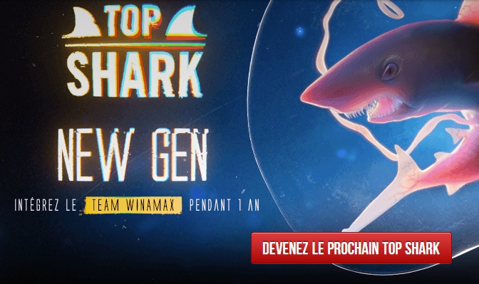 Winamax : Rejoignez l'académie Top Shark !