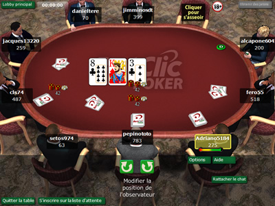 Logiciel BetClic Poker