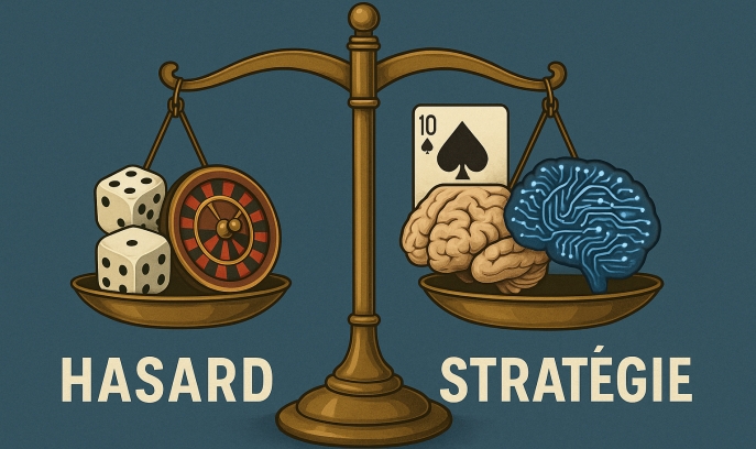 Chance et stratgie au casino