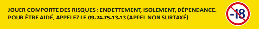 Jouez avec modération!